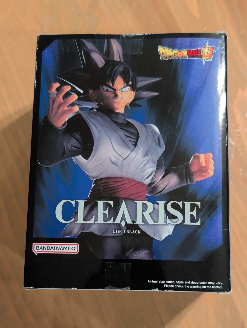 Dragon Ball Super Goku Black Clearise Figure Bandai Spirits -Collectable Sealed